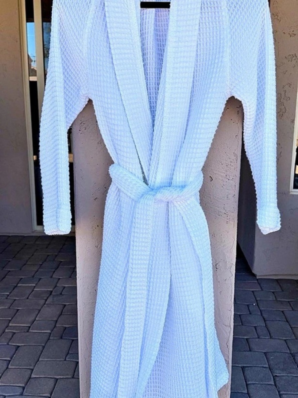 Parachute Spa Waffle Robe Cardigan in White XS/S